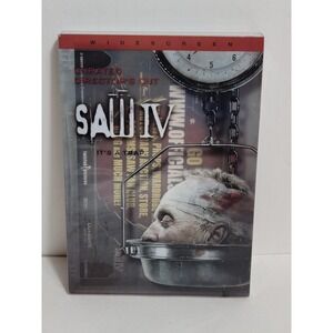 Saw IV DVD 2007 Unrated Director's Cut Horror Movie Tobin Bell Lionsgate